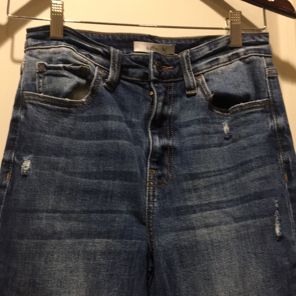 NWOT! Willow+Root crocheted The MOM fit ultra HIGH RISE High waist jeans size 26 - Picture 12 of 12